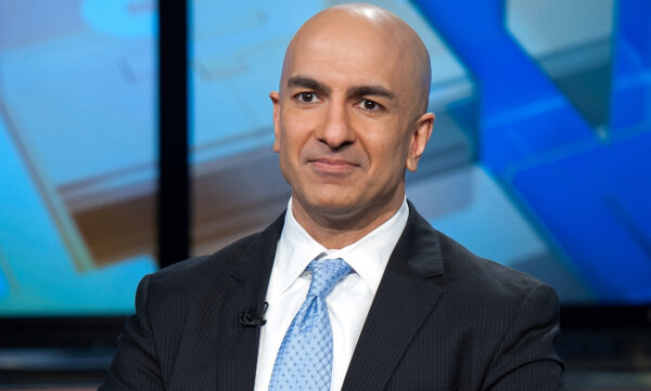 Chủ tịch Hệ thống Dự trữ Liên bang Minneapolis Neel Kashkari đến thăm FOX Studios ở New York hôm 17/02/2016. (Ảnh: D Dipasupil/Getty Images)