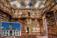 Thư viện Thánh Florian ở miền Bắc nước Áo. (Ảnh: Minh hoạ của The Epoch Times, Shutterstock)