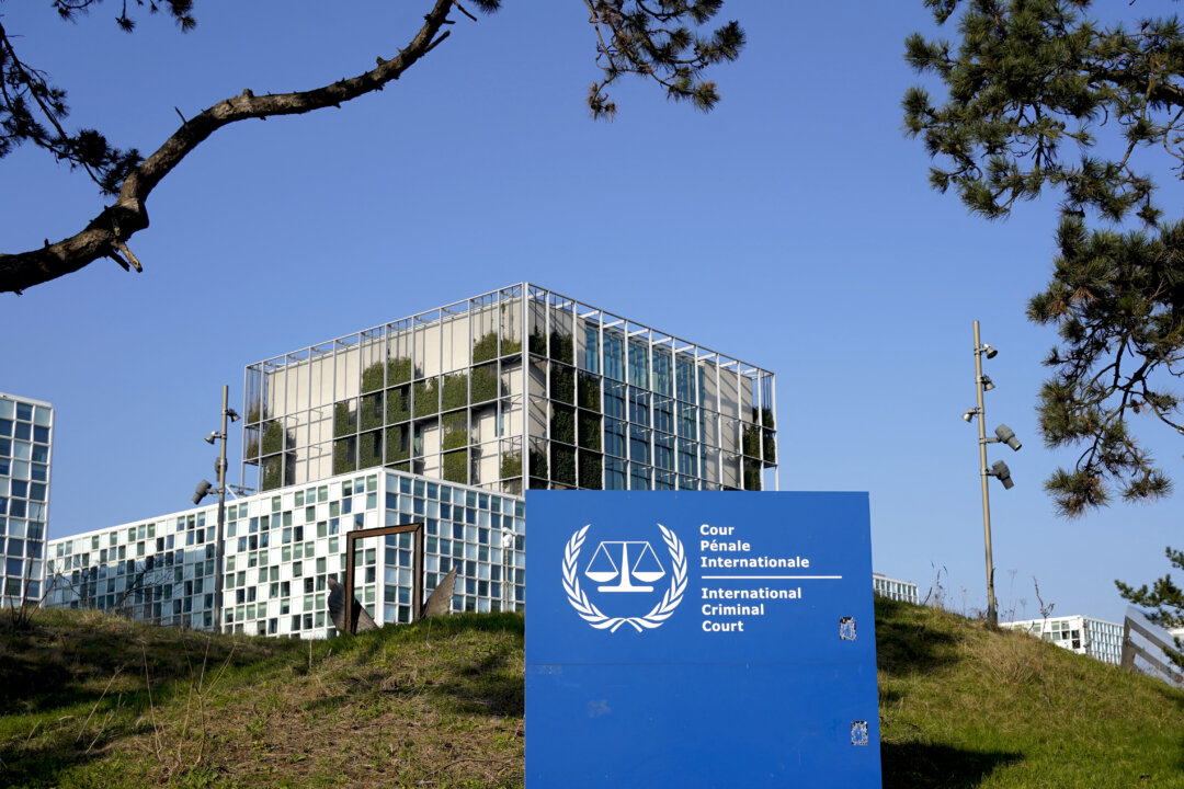 Trụ sở của Tòa án Hình sự Quốc tế ở Den Haag, Hà Lan, hôm 08/03/2024. (Ảnh: Laure Boyer/Hans Lucas qua AFP qua Getty Images)