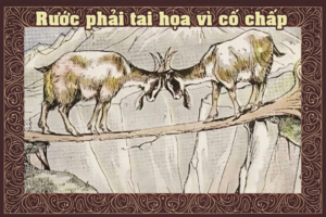 Truyện ngụ ngôn Aesop: Hai chú Dê băng qua vực sâu