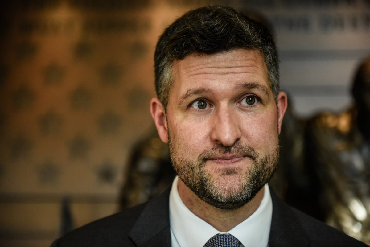 Dân biểu Pat Ryan (Dân Chủ-New York) tại New Windsor, New York, vào ngày 02/11/2022. (Ảnh: Stephanie Keith/Getty Images)