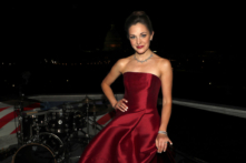 Nữ diễn viên Laura Osnes tham dự buổi công chiếu bộ phim truyền hình nhạc kịch “Soundtrack” (Điệu Nhạc Tình Yêu) của Netflix tại Metrograph, Thành phố New York vào ngày 02/12/2019. (Ảnh: Daniel Zuchnik/Getty Images)