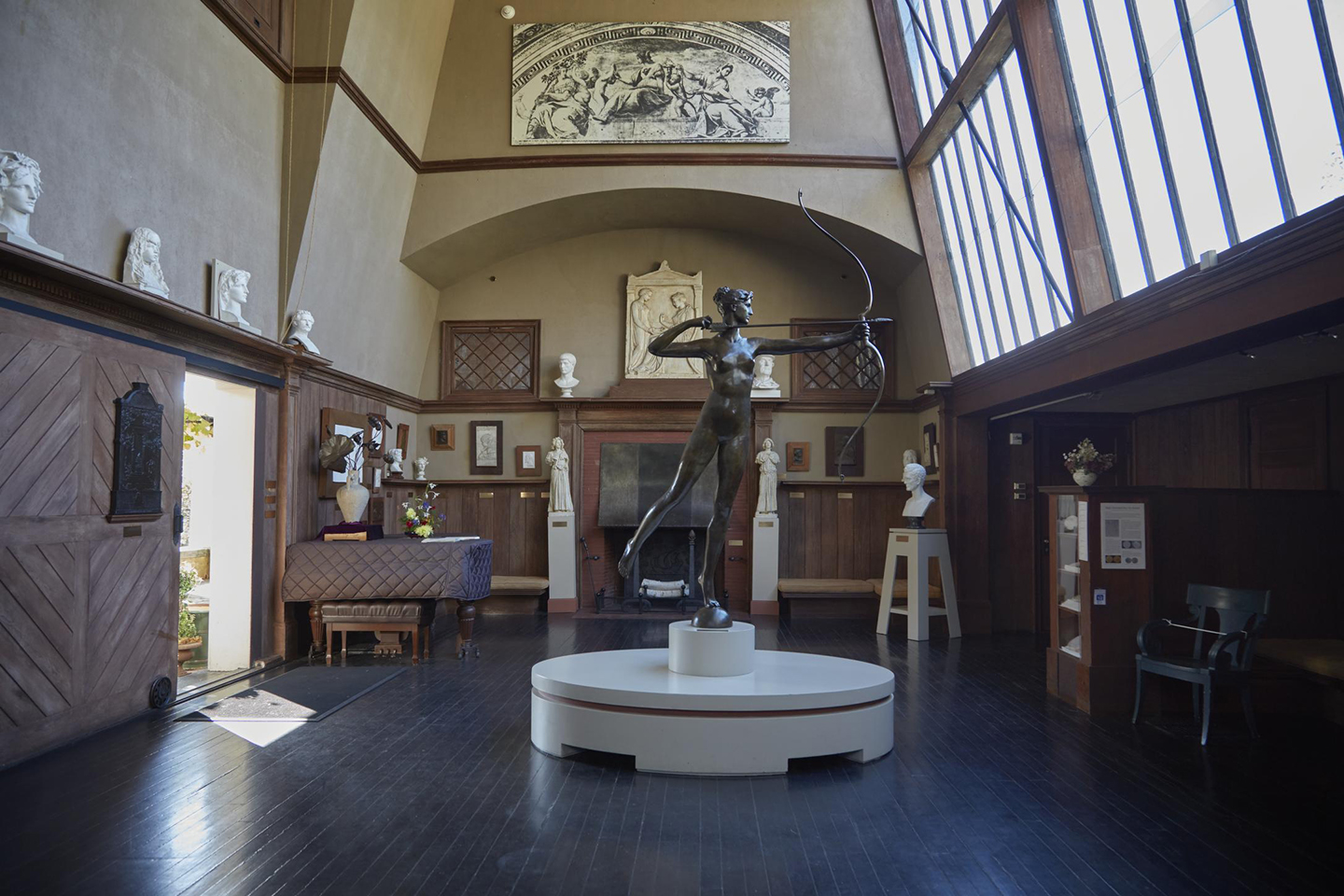 Bản sao bằng đồng của bức tượng “Diana” của điêu khắc gia Saint-Gaudens trong Xưởng Nghệ thuật Nhỏ. Cục Công viên Quốc gia Hoa Kỳ. (Ảnh: Tư liệu công cộng)