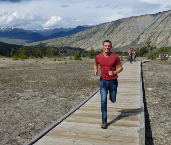 Will Boggs cố gắng chạy lại sau tai nạn. Anh hiện đang luyện tập cho cuộc chạy marathon 50km mà anh dự định sẽ tham gia vào cuối năm nay. (Ảnh được đăng với sự cho phép của anh Will Boggs)