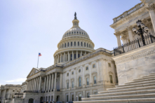 Tòa nhà Quốc hội Hoa Kỳ ở Hoa Thịnh Đốn hôm 08/04/2024. (Ảnh: Madalina Vasiliu/The Epoch Times)