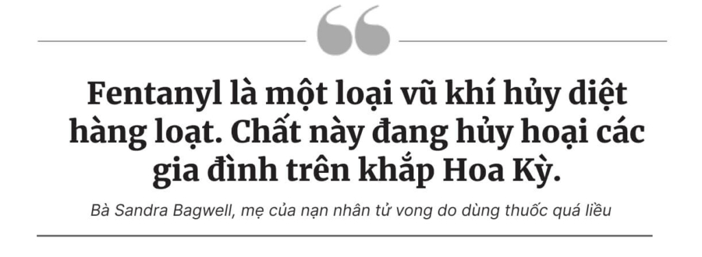 Các bà mẹ quy trách nhiệm cho Trung Quốc và các băng đảng dùng fentanyl để hủy hoại các gia đình Mỹ